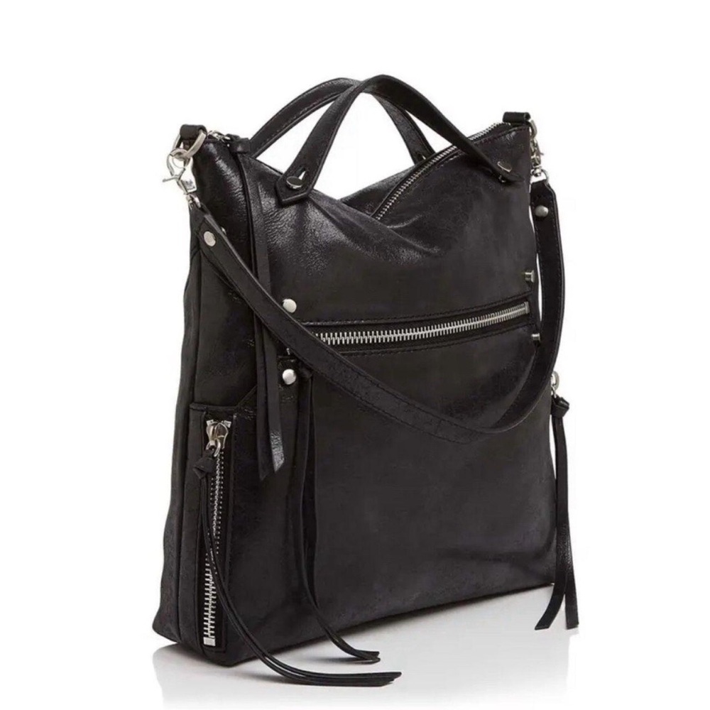 Botkier Black Leather Logan Shoulder Bag